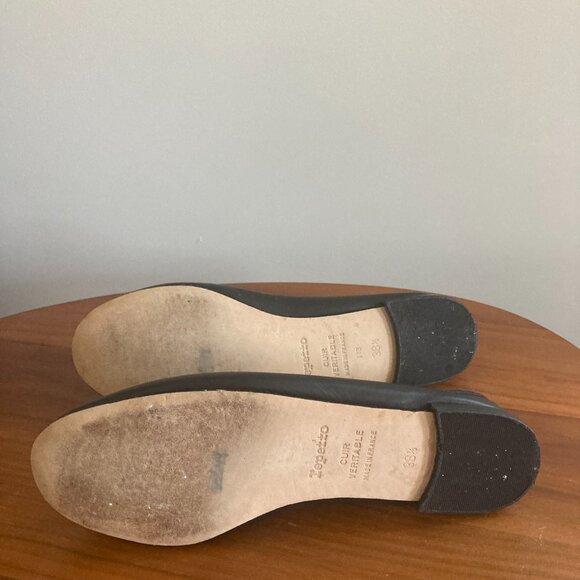 Repetto Cendrillon Ballerina Flat sz. 38.5 (7/7.5 US) Black Leather - Picture 6 of 8